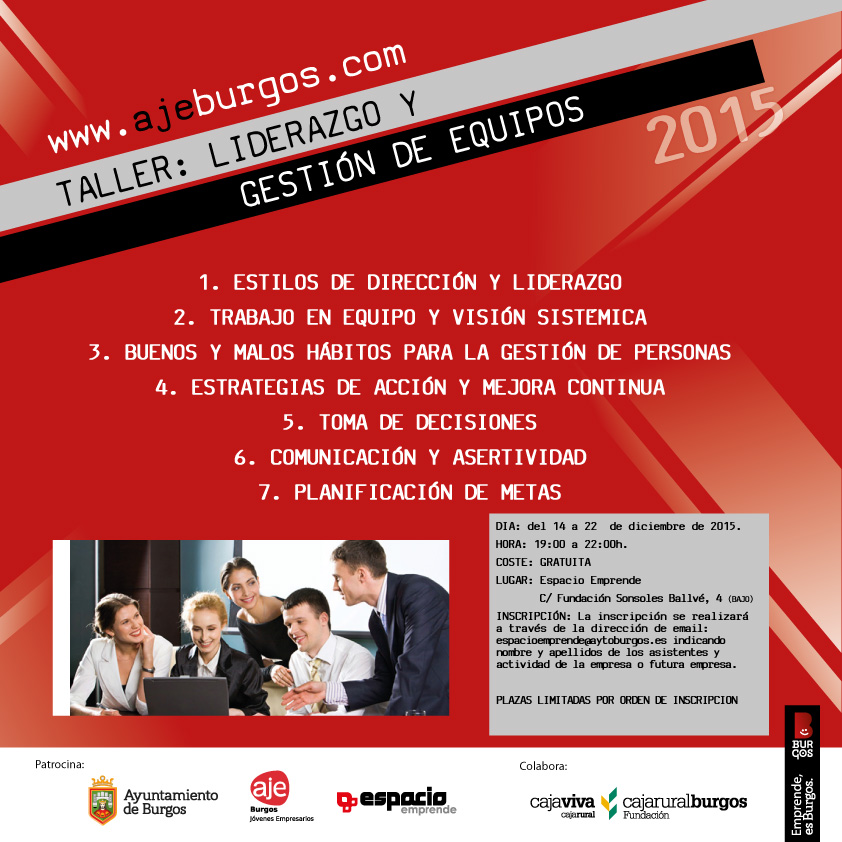 CARTEL-Diciembre-2015---TALLER-Liderazgo---Taller