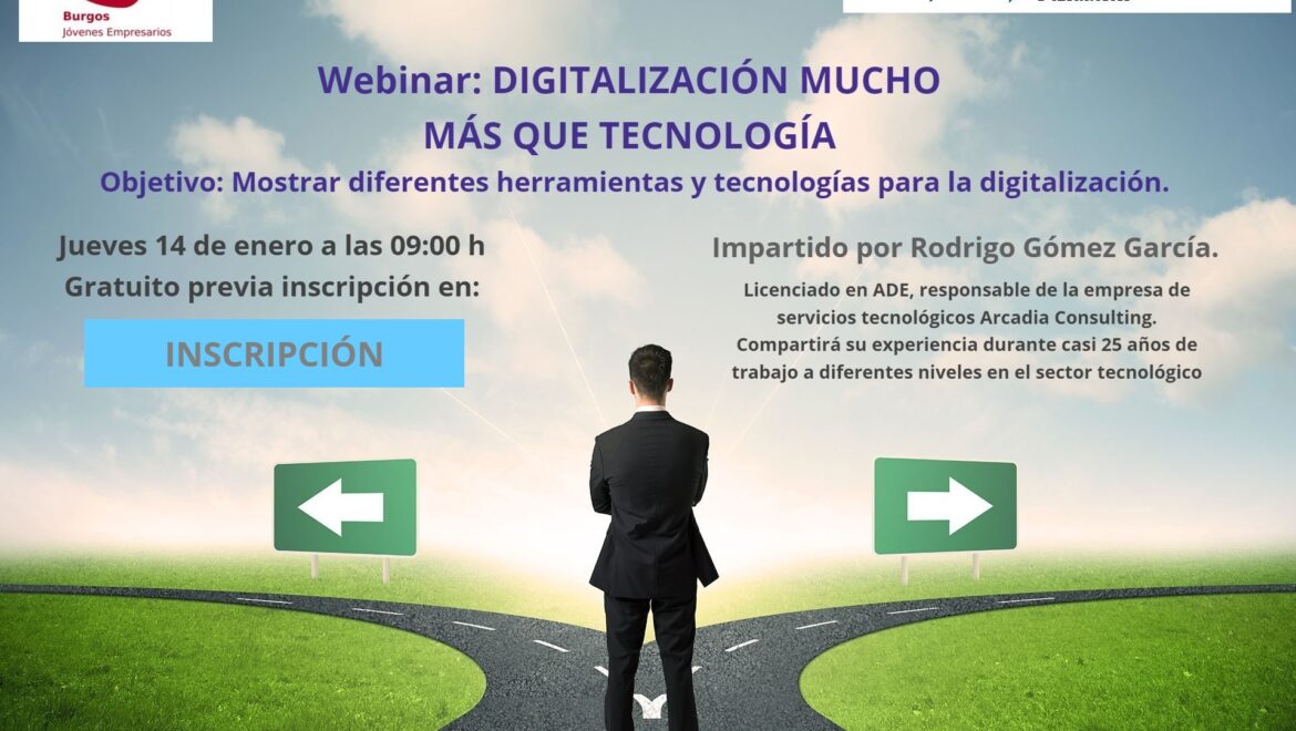 Webinar DIGITALIZACIÓN MUCHO MÁS QUE TECNOLOGÍA