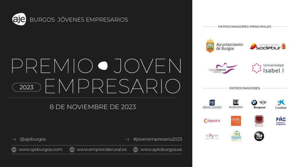 PREMIO JOVEN EMPRESARIO BURGOS 2023 #JOVENEMPRESARIO2023