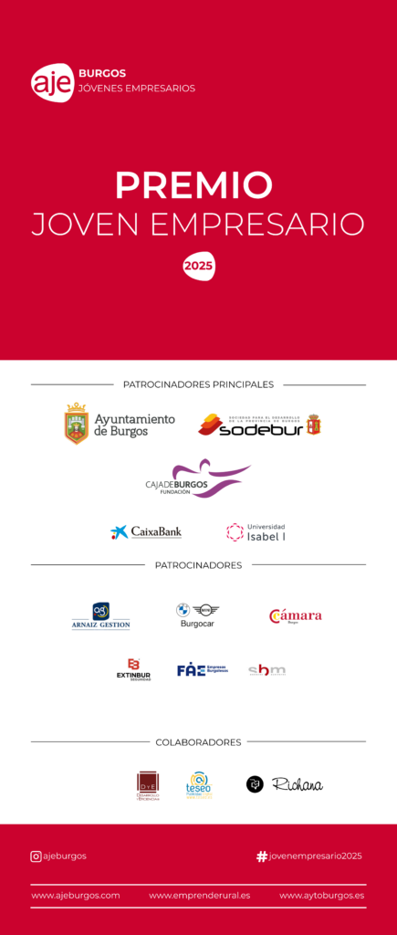 Premio Joven Empresario Burgos 2025