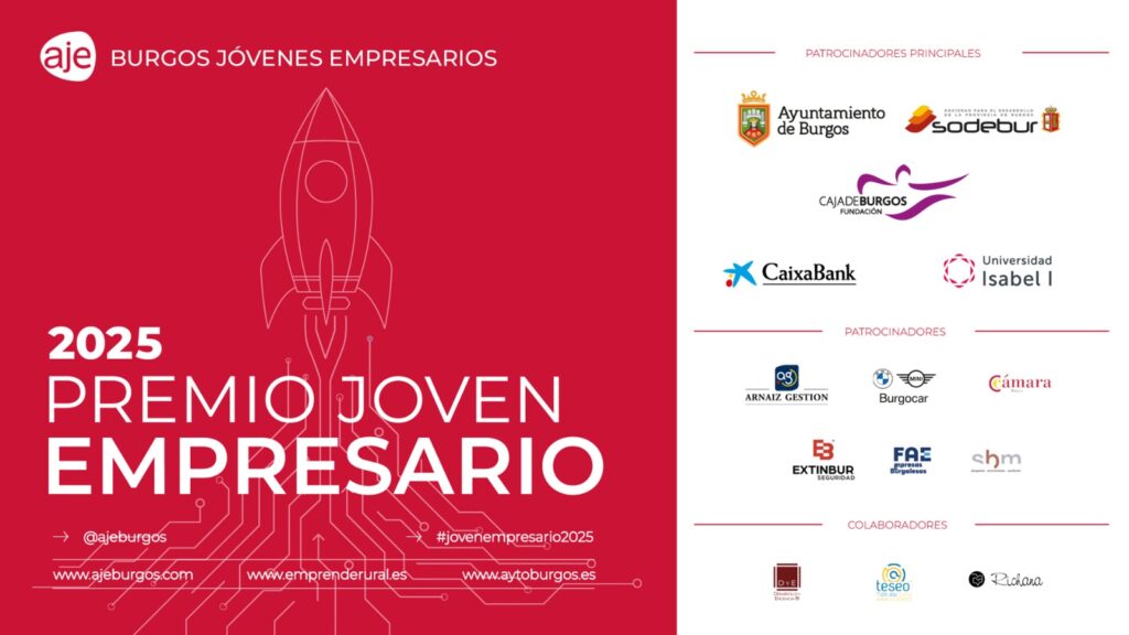 Finalistas PREMIO JOVEN EMPRESARIO BURGOS 2025